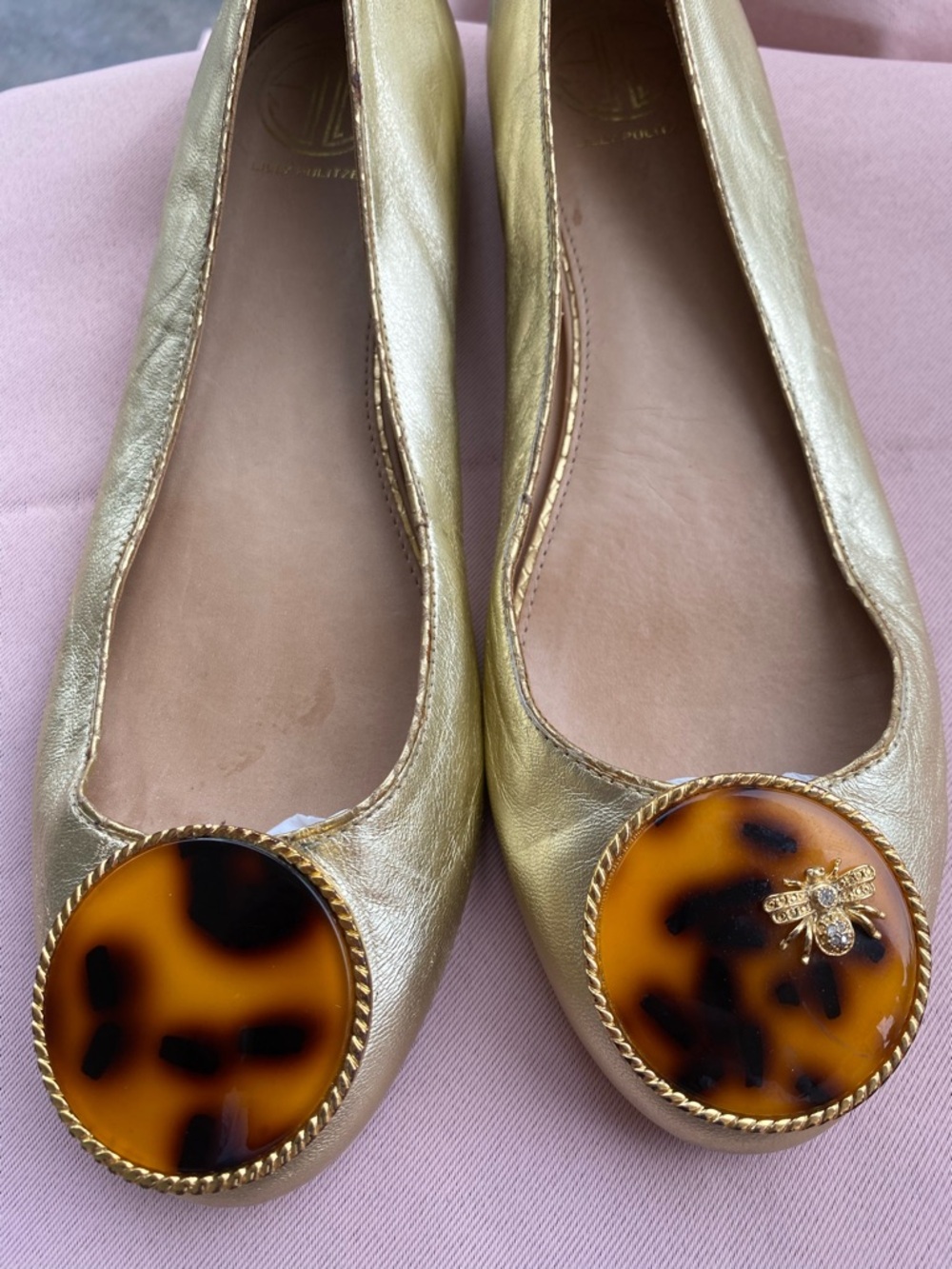 Lilly Pulitzer Queen Bee ballet Flats Size 9 - Picture 7 of 7
